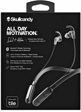 Skullcandy INKD+ ACTIVE WIRELESS IN-EAR BLACK|BLACK|GRAY