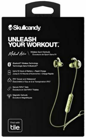 Skullcandy METHOD ACTIVE WIRELESS IN-EAR MOSS|OLIVE|YELLOW