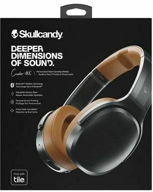 Skullcandy CRUSHER WIRELESS OVER-EAR W|ANC BLACK|TAN|BLACK