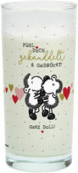 SHEEPWORLD Trinkglas "Fühl dich geknuddelt" 0,5 Liter