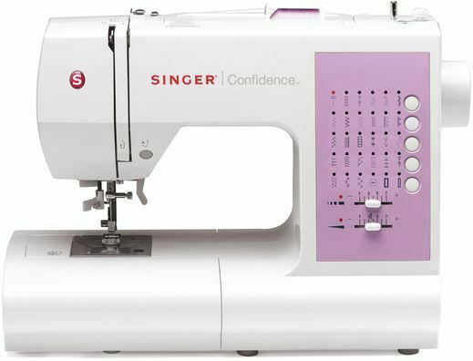 SINGER Elektronische Nähmaschine "Confidence 7463" weiß/rosa