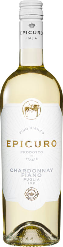 Epicuro Bianco Chardonnay/Fiano Puglia IGP, 2020, les Pouilles, Italie, 75 cl