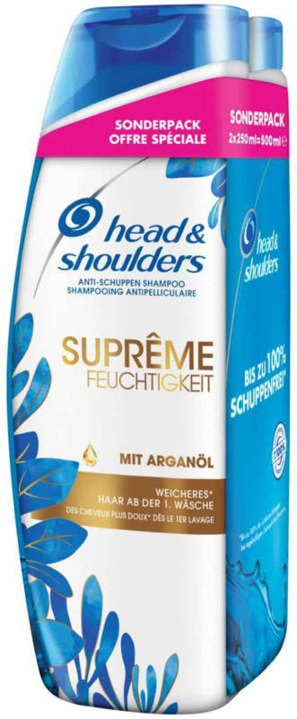 Head & Shoulders Shampoo Anti-Schuppen Supreme Moisture 2 x 250 ml -