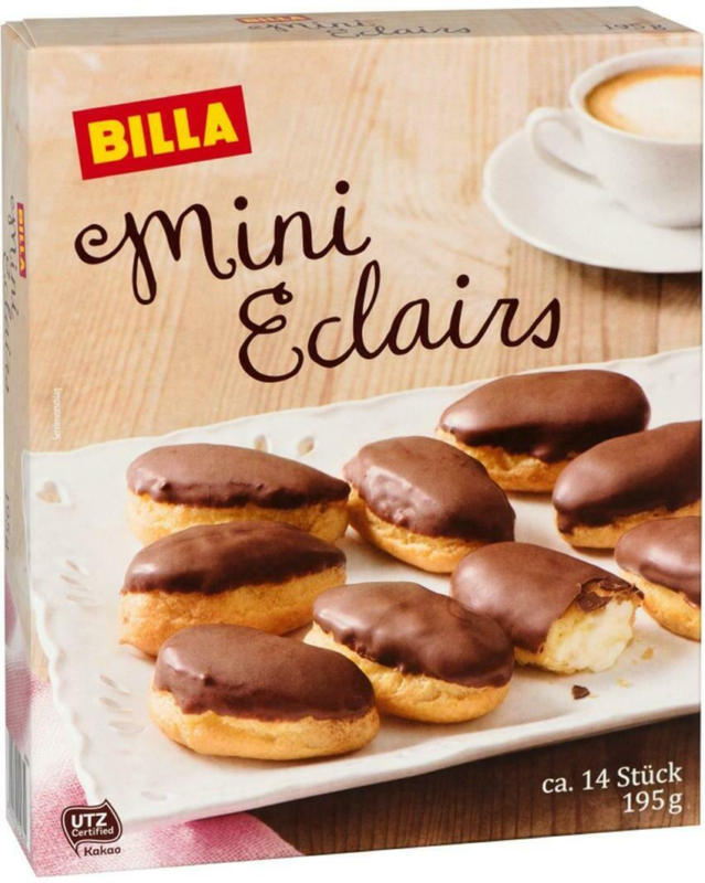 BILLA Mini Eclairs
