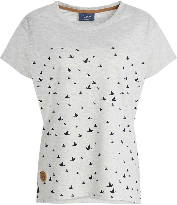 Damen T-Shirt mit Vogel-Allover (Nur online)