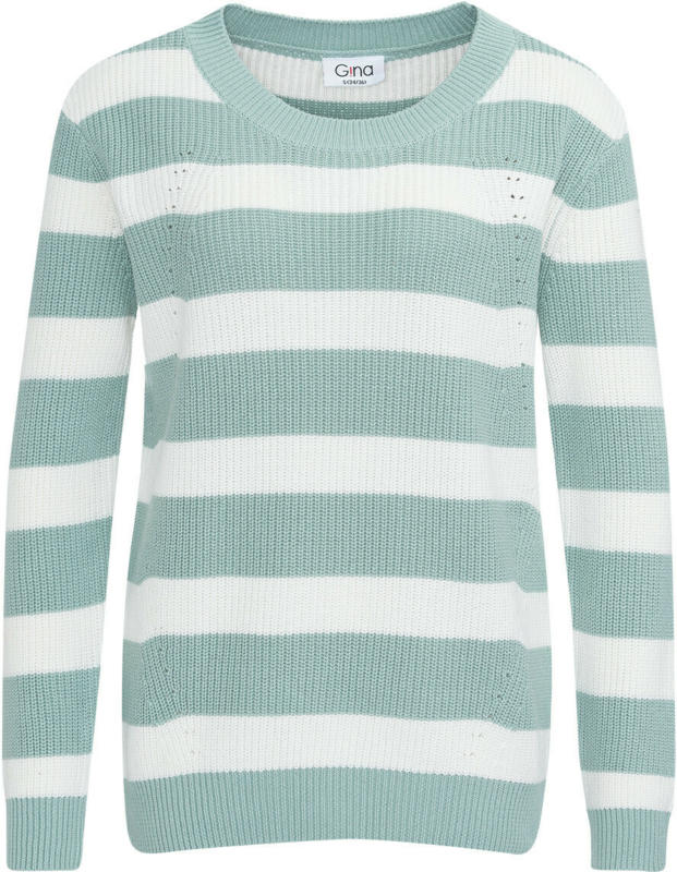 Damen Strickpullover mit Blockstreifen (Nur online)
