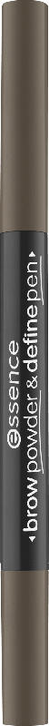 essence cosmetics Augenbrauenstift brow powder & define pen cool dark brown 03