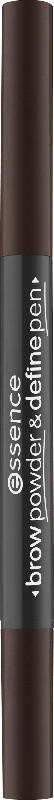 essence cosmetics Augenbrauenstift brow powder & define pen deep brown 04