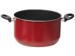 Schmortopf ADRIATICA Ø20cm Aluminium schwarz,rot