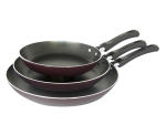 Kochset NORMA Ø20cm Aluminium schwarz, rot