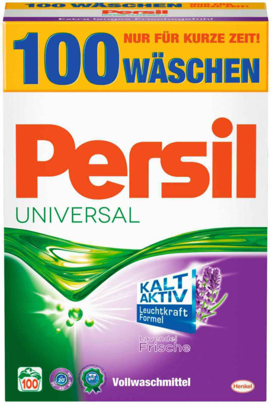Persil Lessive en poudre Universal Lavande fraîche 6,5 kg 100 lessives -