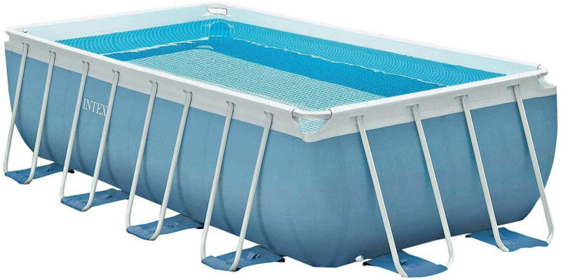 INTEX Schwimmbad komplett mit Leiter und Pumpe -