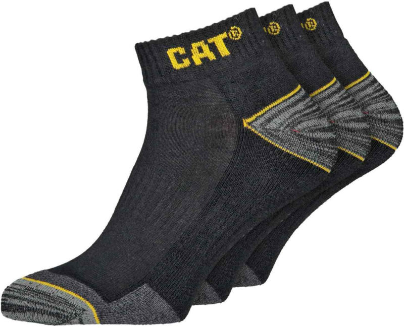 CAT Socquettes de travail, lot de 3 paires -