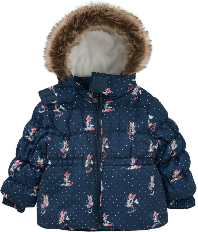 Minnie Maus Winterjacke mit Fellimitat (Nur online)