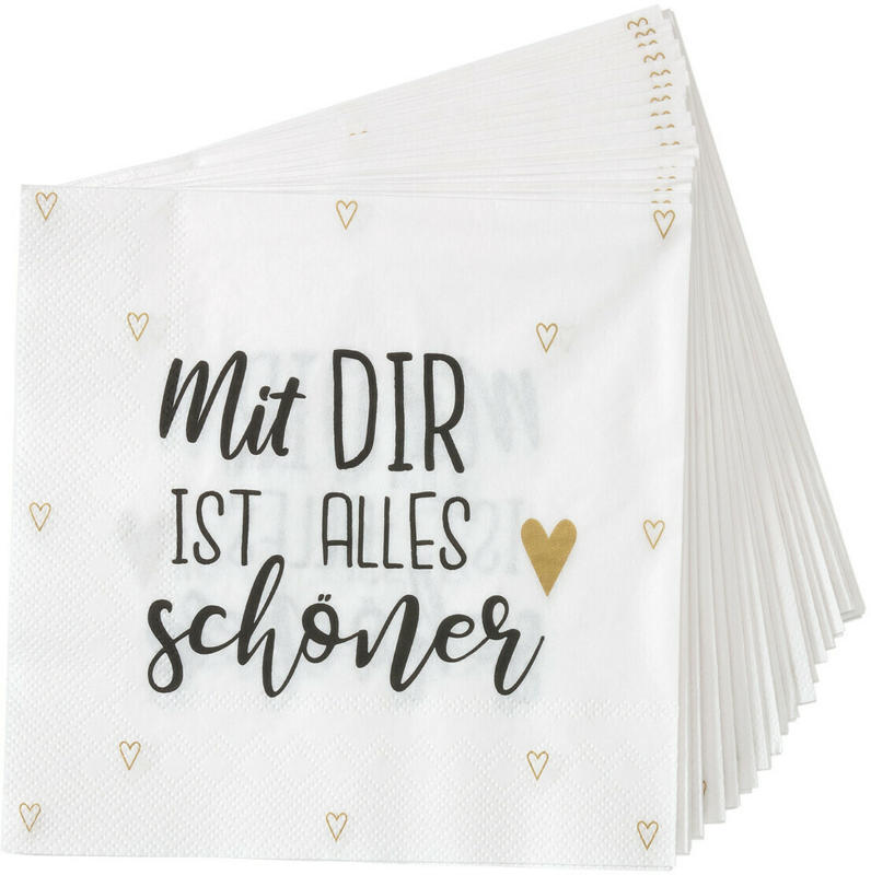 20 Servietten mit Spruch (Nur online)