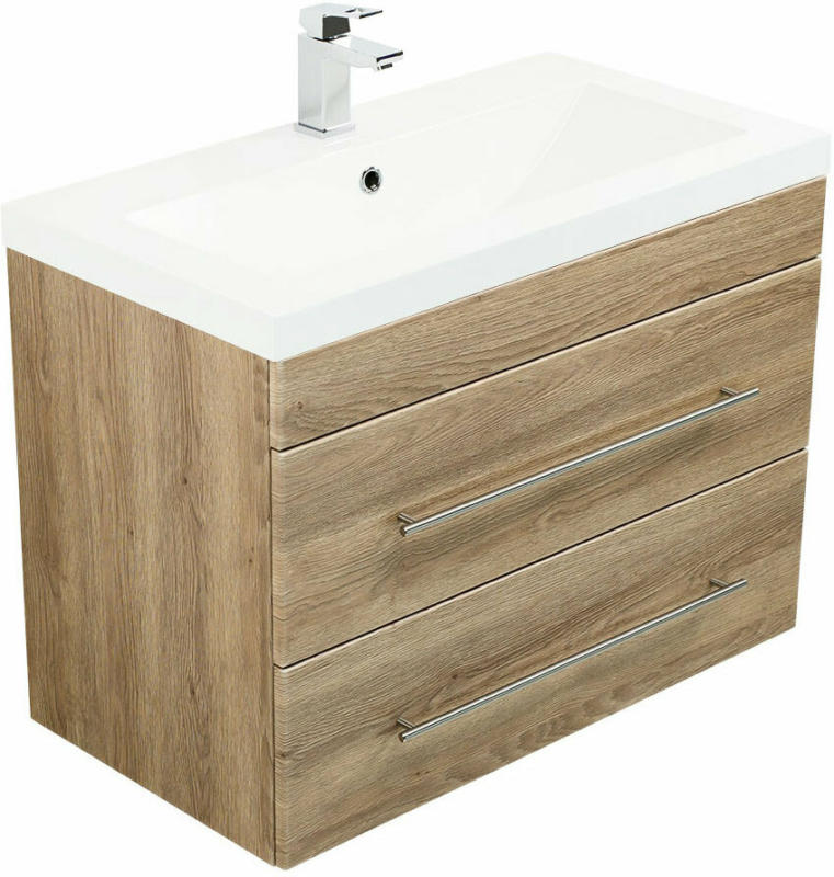 Badmöbel „Aurora 850“, braun, 86x64,5x45,5 cm braun