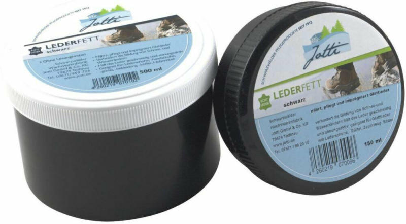 Lederfett, schwarz, 500ml 500ml