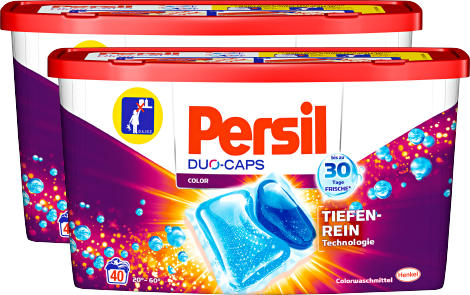 Detersivo Duo-Caps Color Persil, 2 x 40 cicli di lavaggio, 2 x 920 g