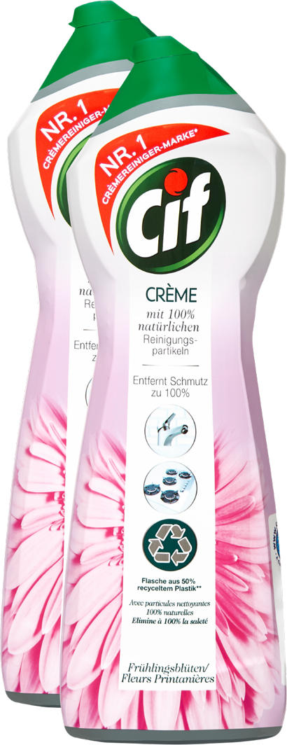 Cif Crème Fleurs printanières 2 x 750 ml
