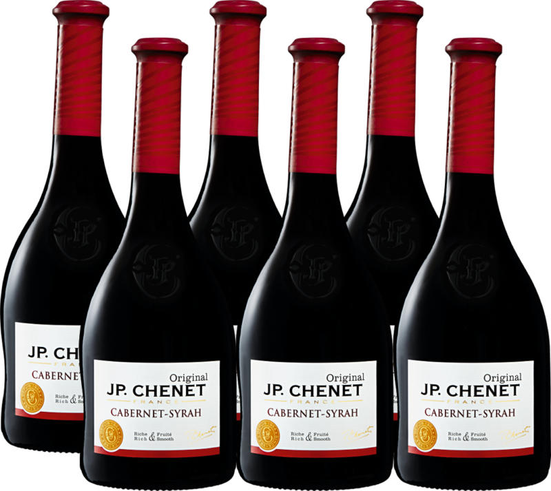 JP. Chenet Cabernet/Syrah Pays d’Oc IGP, 2020, Languedoc-Roussillon, France, 6 x 75 cl