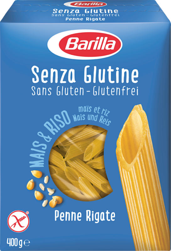 Barilla Penne rigate, sans gluten, 400 g