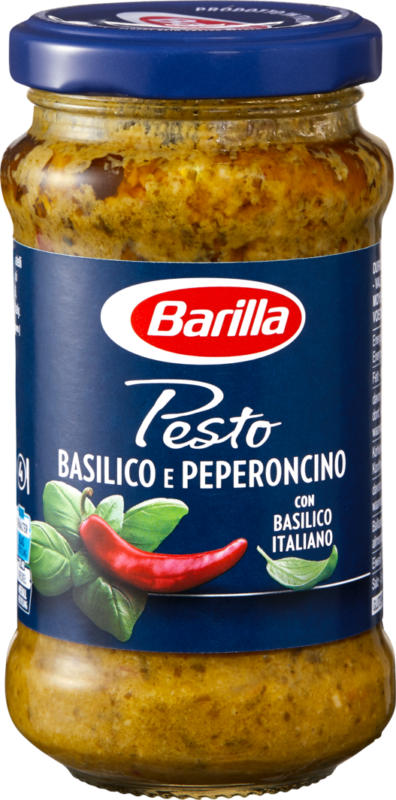 Pesto Basilico e Peperoncini Barilla, 195 g