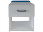 Comodino REVERSO 1 cassetto bianco