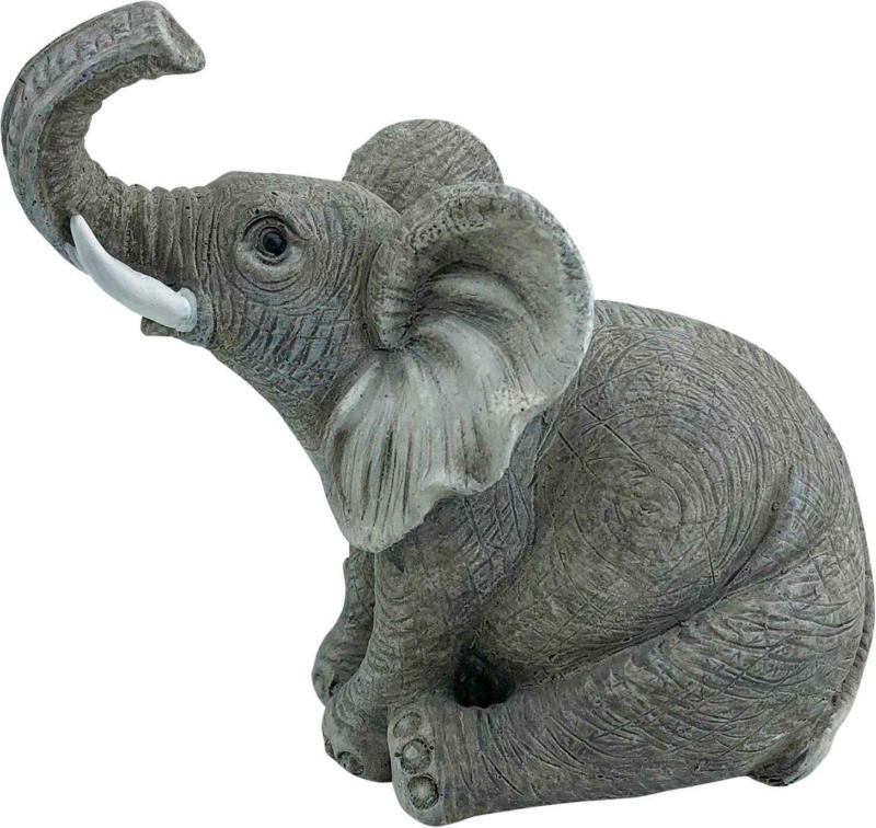 Deko-Figur Elefant 9.5 x 6 x 14 cm -