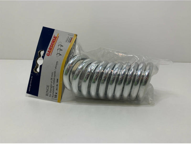 Ringe 56 mm, verchromt