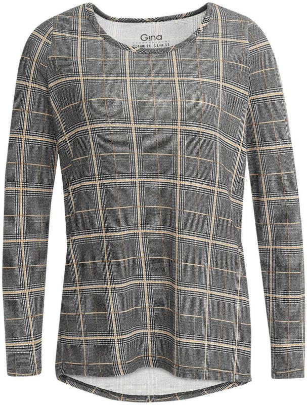 Damen Langarmshirt mit Allover-Muster (Nur online)