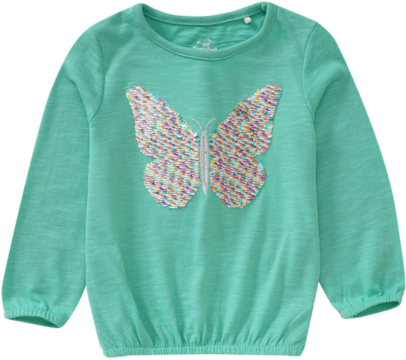 Mädchen Langarmshirt mit Wendepailletten (Nur online)