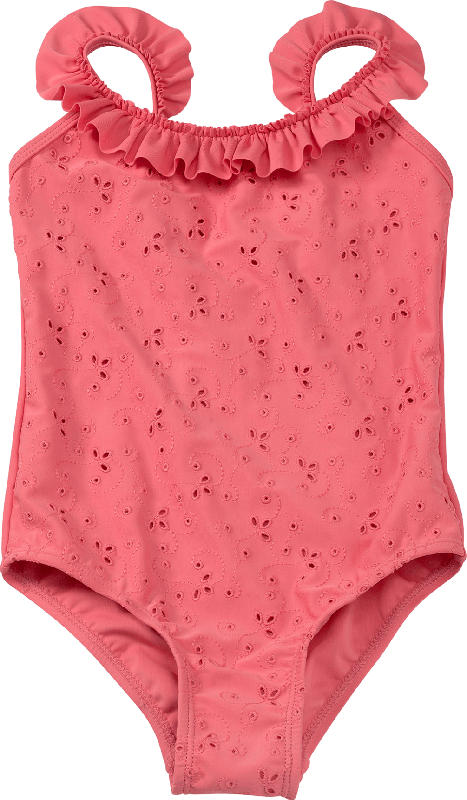 PUSBLU Kinder Badeanzug, Gr. 122/128, pink