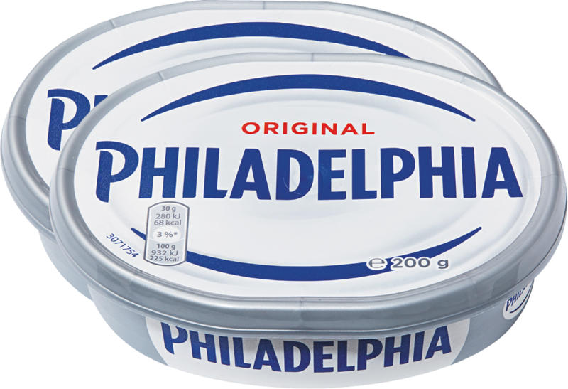 Fromage frais Philadelphia, Original, 2 x 200 g