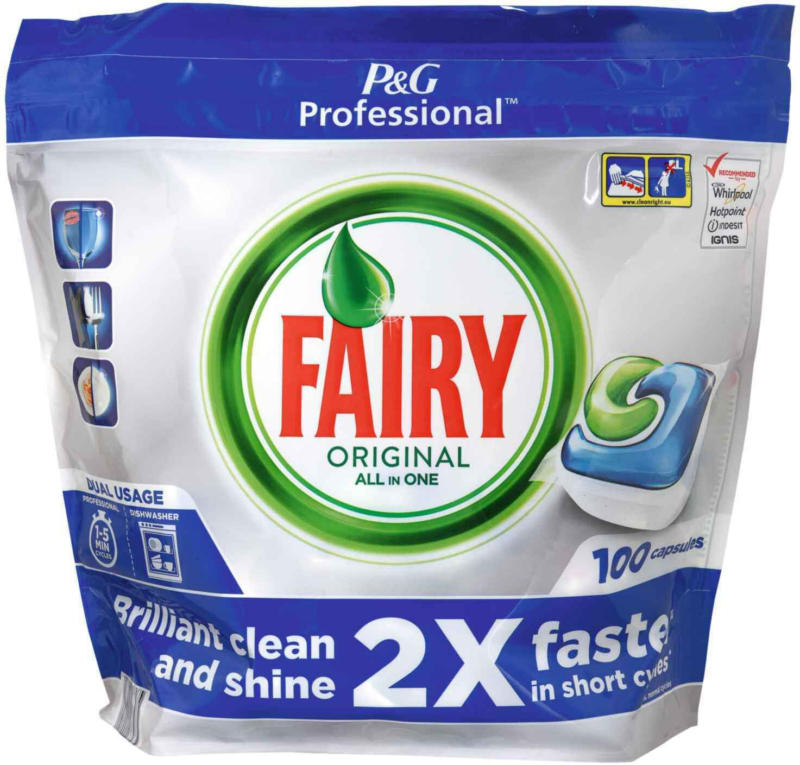 Fairy Original All in One Pastilles pour lave-vaisselle 100 pièces -