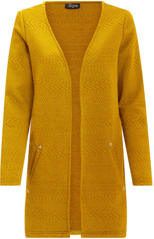 Damen Longblazer mit Strukturmuster