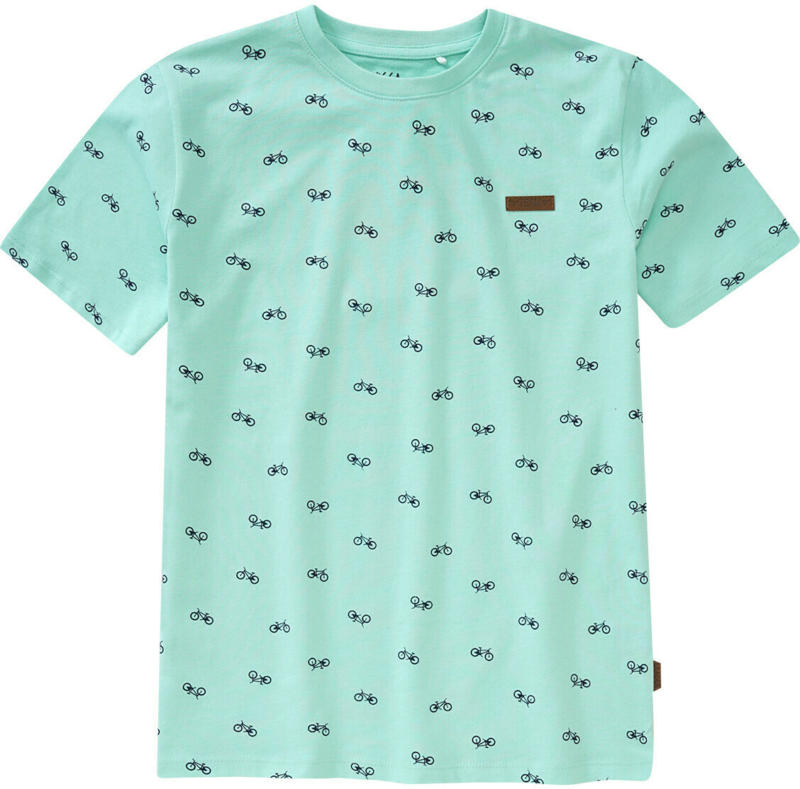 Jungen T-Shirt mit Fahrrad-Allover (Nur online)