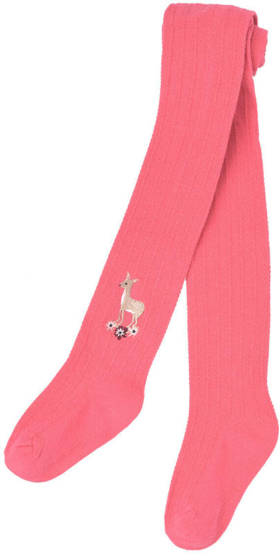 Mädchen Strumpfhose mit Reh-Stickerei (Nur online)