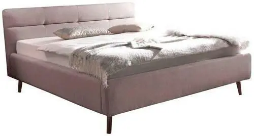 Polsterbett in Altrosa ca. 180x200cm