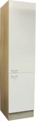 Hochschrank in Weiß/ Eichefarben ´ANDY US 50 ´