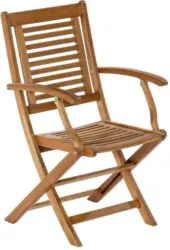Gartensessel-Set 'Cordoba' aus Eukalyptus, natur