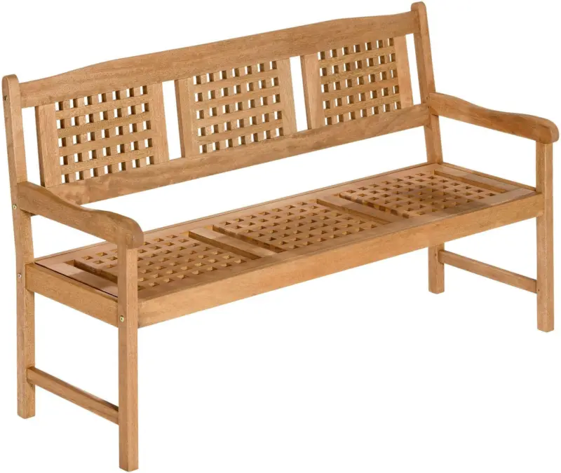 Gartenbank 'Lima' aus Eukalyptus, natur