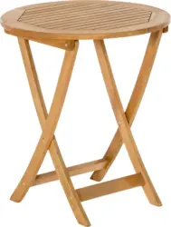 Gartenklapptisch aus Eukalyptus, natur