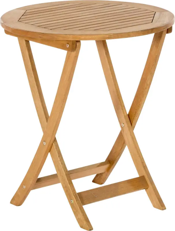 Gartenklapptisch aus Eukalyptus, natur