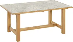 Gartentisch 'Paraiba' aus Akazie, mit Keramikfliesen