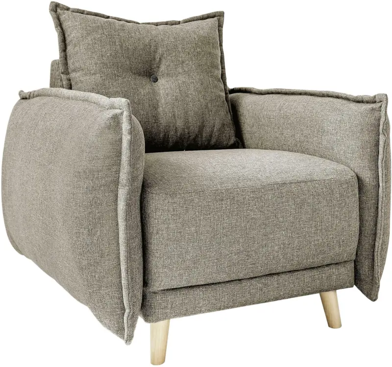 Sessel in Hellbraun ´LAZY LUKKA HELLBRAUN´