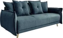 Dreisitzer-Sofa in Türkis ´LAZY LUKKA TÜRKIS´