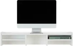 Schreibtischaufsatz in Weiß