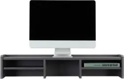 Schreibtischaufsatz in Grau