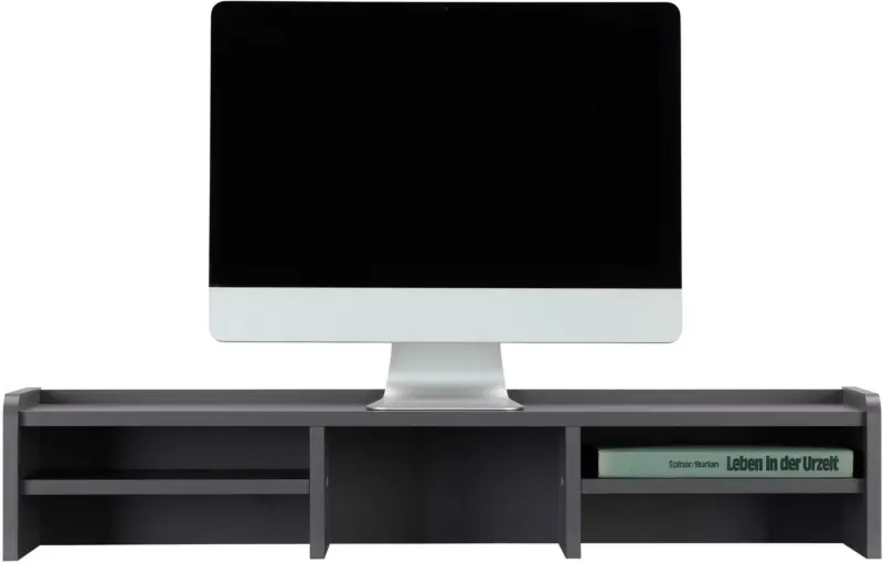 Schreibtischaufsatz in Grau