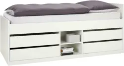 Bett in Weiß ca. 90x200cm